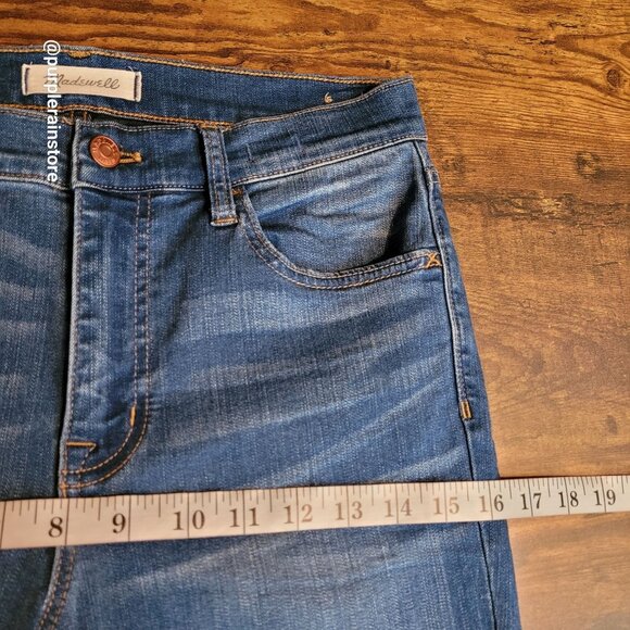 Madewell Jeans 30 Roadtripper Skinny High Rise Orson Wash H5804 Tummy Control - Picture 8 of 12